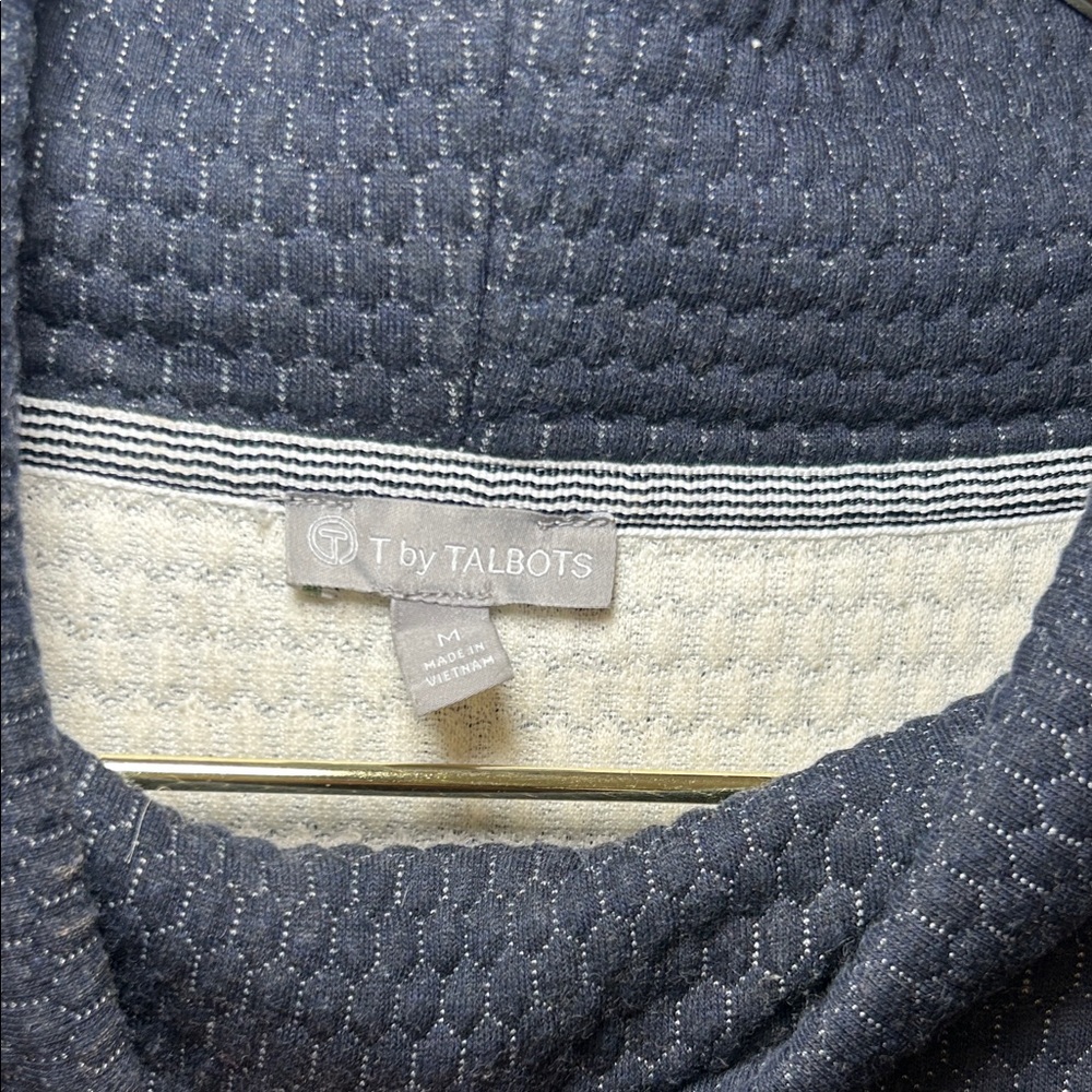Talbots Navy Turtleneck Tunic - Picture 2 of 3